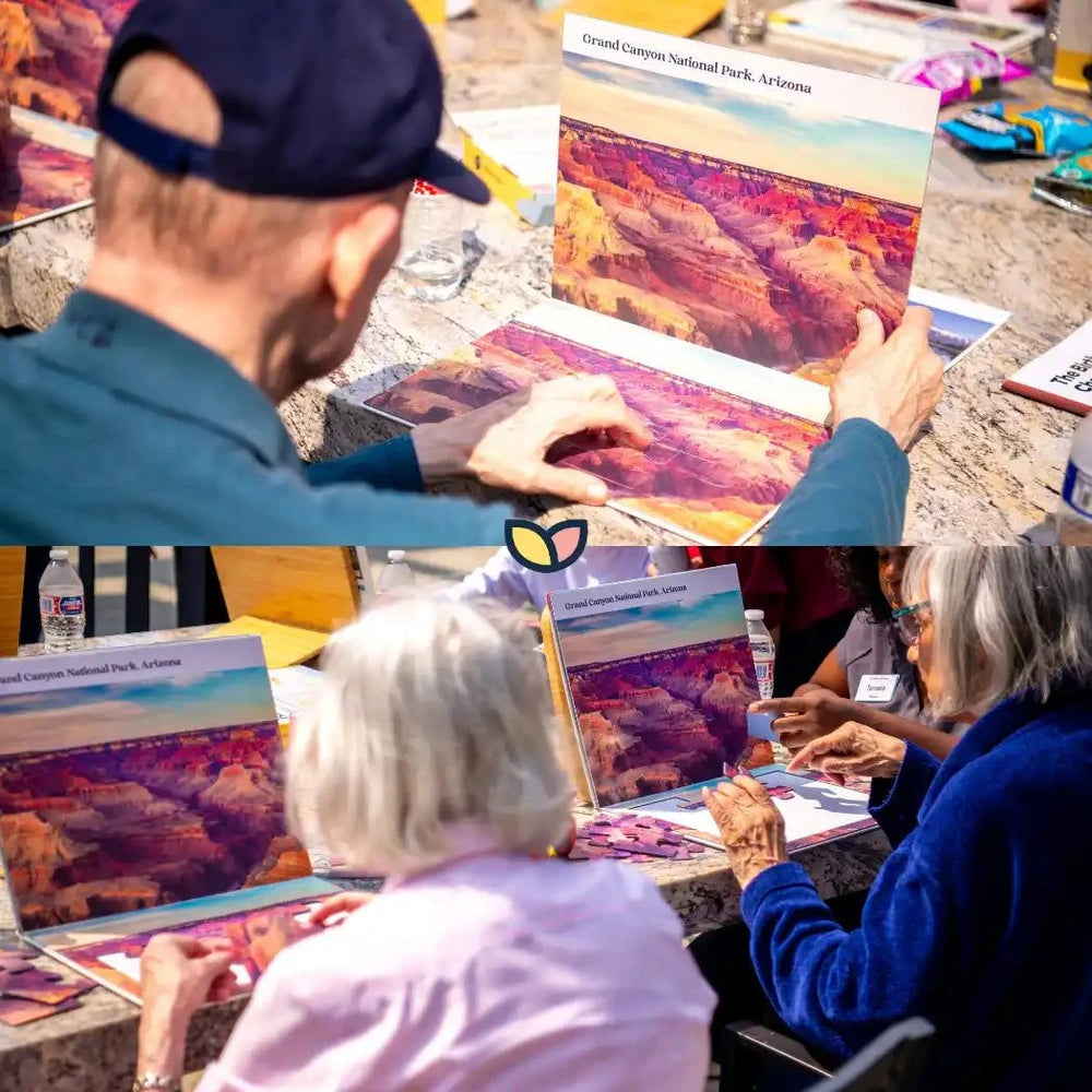 Large Piece Puzzles | Breathtaking Mountains | 12 Pieces Each