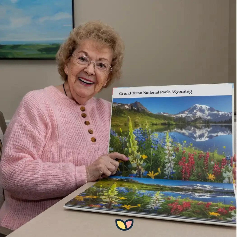 Large Piece Puzzles | Breathtaking Mountains | 12 Pieces Each